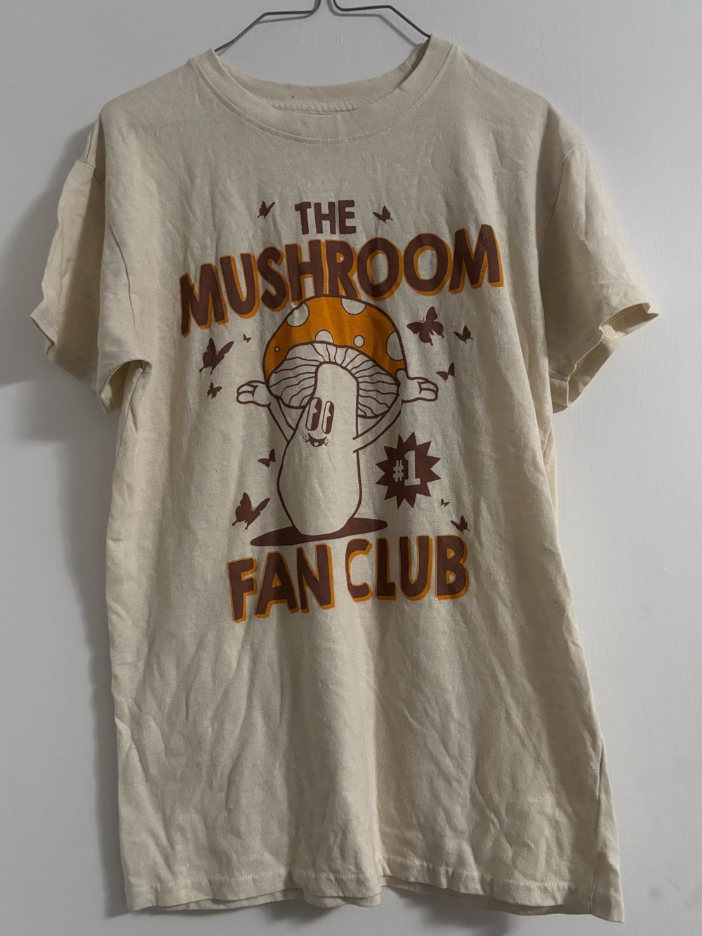 The Mushroom Fan Club Short Sleeve Tee - Cream